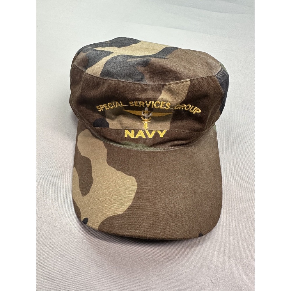 Special Services Group Hat Cap Strap Back Camouflage Military Embroidered Mens